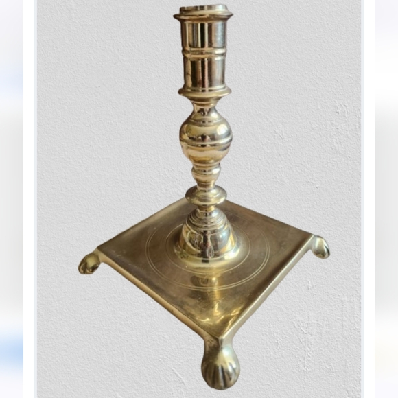 VTG Brass Candle Holder - Picture 1 of 9